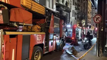 Beyoğlu'nda yangın paniği! Vatandaşlar tahliye edildi