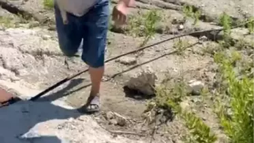 Kaş'ta İzinsiz Su Temin Eden Kişiye Saldırı