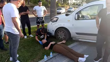 Manavgat'ta Ticari Araç Kazası