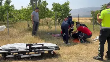 Erzincan'da Otomobil Şarampole Uçtu