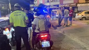 Gönen'de Gece Trafik Denetimi