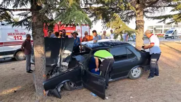 Karaman'da Trafik Kazası: Sürücü Yaralı