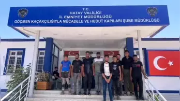 Hatay'da 10 Göçmen Yakalandı, 3 Kaçakçı Tutuklandı