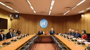 Kurtulmuş ve Seah Kian Peng Görüştü