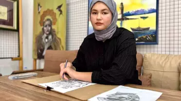 Resimle Hayata Tutunan Melek