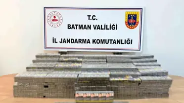 Batman'da Bandrolsüz Sigara Operasyonu
