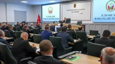 Bilecik'te İl İdare Şube Başkanları Toplantısı