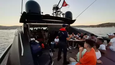 Bodrum Açıklarında 72 Kaçak Göçmen Yakalandı