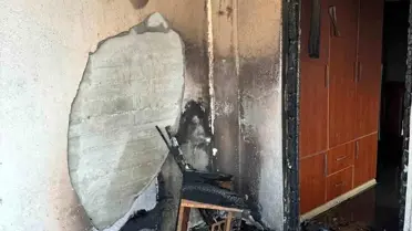 Kahramanmaraş'ta Apartman Yangını