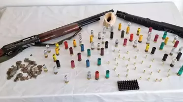 Anamur'da Tarihi Eser ve Silah Operasyonu