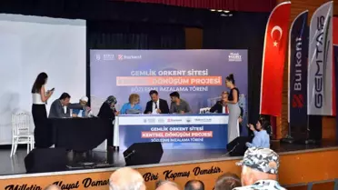 Bursa'da Kentsel Dönüşüm Projesi İçin Sözleşmeler İmzalandı