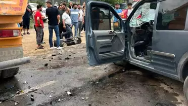 Bitlis'te Tır ve Kamyonet Çarpıştı: 2 Yaralı