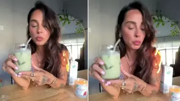 Yasemin Yürük'ün saçları bir anda alev aldı! O anlar kameraya yansıdı