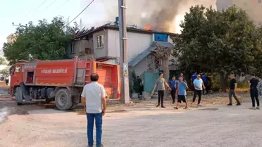 Adıyaman'da Evde Yangın Paniği