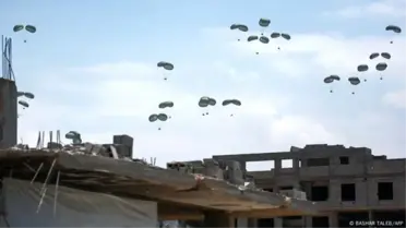 Almanya, Gazze'ye Havadan Yardım Gönderdi