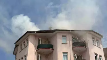 Akyurt'ta Bacada Yangın Çıktı, Kontrol Altına Alındı