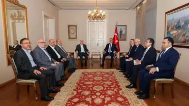 Fidan ve Hamas Heyeti İstanbul'da Görüştü