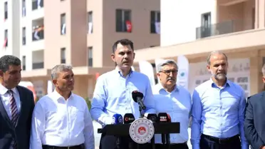 Bakan Kurum: 300 Bininci Konutun Anahtarları Ağustos'ta Teslim