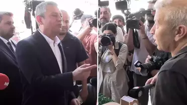 Eşinin aldığı maaşı söyleyen Özgür Özel, ''Hamdolsun'' diyen esnafa kızdı