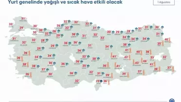 Hafta sonu yurdun büyük bölümünde yağışlı hava hakim olacak