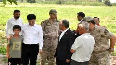 Kaymakam Gülnar, Yukarıtopraklı Köyünü Ziyaret Etti