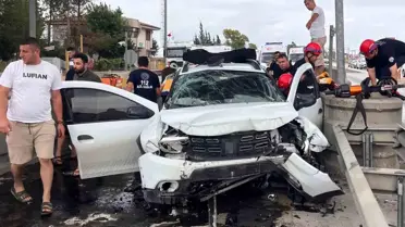 Ceyhan'da Trafik Kazası: 1 Ölü, 4 Yaralı