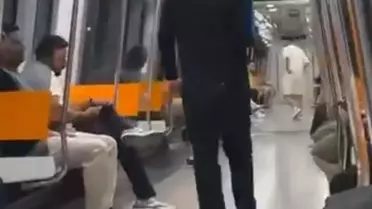 Tavşan Kostümlü Genç Metroda Tüfekle Yakalandı