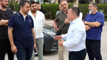 Bilecik'te Yeni Stadyum İnşaatı İncelendi