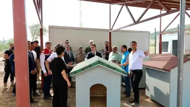 Karakaya, Hayvan Barınağı İnşaatını İnceledi