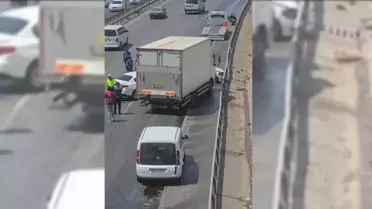 Gebze'de Zincirleme Kaza: 2 Yaralı