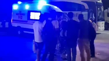 Otobüs Şoförleri Arasında Bıçaklı Kavga
