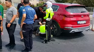 Silivri'de Motosiklet Kazası: 2 Yaralı
