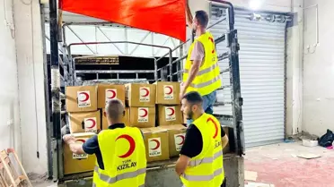 Türk Kızılay'dan Batı Şeria'ya Gıda Yardımı