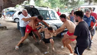 Cankurtaranlar, tek bir kişiye tekme tokat saldırdı