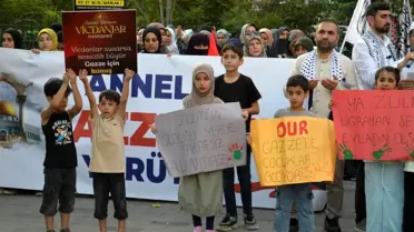 Gazze için Siirt'te ses yükseldi: 'Sessizlik ihanettir'