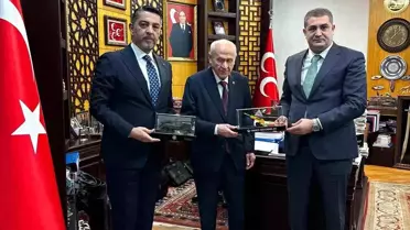 Gökbörü Hava Savunma Sistemleri Bahçeli'ye Tanıtıldı
