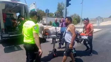 Manavgat'ta Trafik Kazası: Motosiklet Sürücüsü Yaralandı