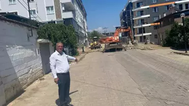 Sultanhisar'da Parke Taşı Döşeme Çalışmaları Devam Ediyor