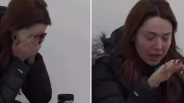 Ünlü şarkıcı Hadise hüngür hüngür ağladı