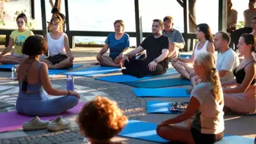 Bodrum'da Açık Hava Yoga Günleri İkinci Kez Düzenlendi