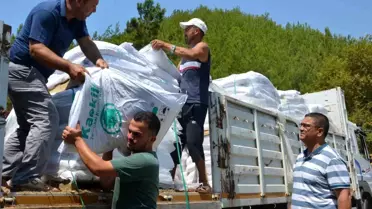 Antalya Belediyesi'nden Çiftçilere 10 Ton Kaolin Kili Desteği