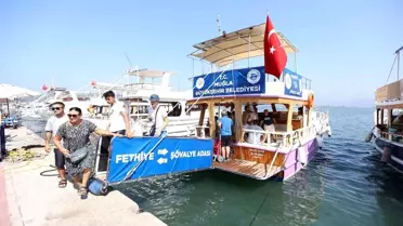 Fethiye-Şövalye Adası yolcu motoru seferleri başladı