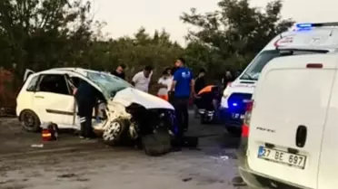 Gaziantep'te Trafik Kazası: 1 Ölü, 3 Yaralı