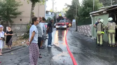 Sarıyer'de Gecekondu Yangını: 2 Kardeş Yaralandı
