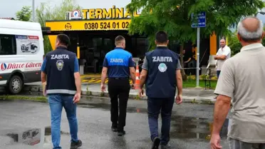 Düzce Belediyesi'nden Otogar Denetimi