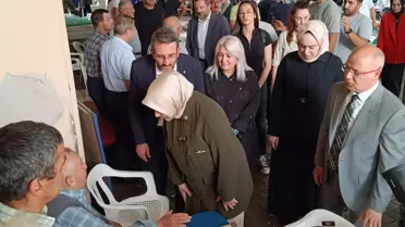 Ercan Bursa'da Yangın Bölgesini Ziyaret Etti