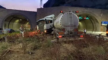 Gümüşhane'de Tünel Kazası: 1 Yaralı