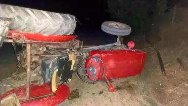 Taşköprü'de Traktör Devrildi: 2 Yaralı