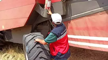 Kütahya'da Hububat Hasadı Denetimleri Devam Ediyor