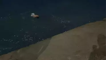 Samsun'da Alkol Ceza Alan Adam Denize Düştü